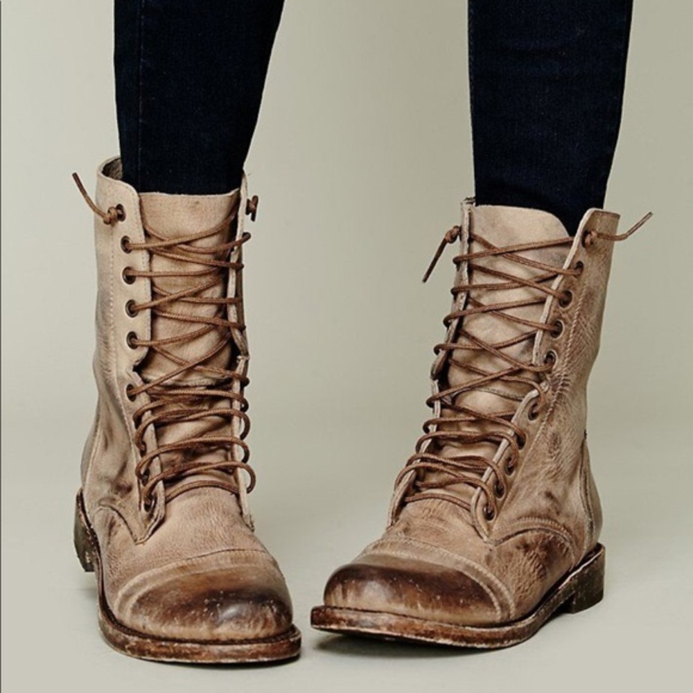 ISO: Freebird Chase * TAUPE * combat boots - sz 10